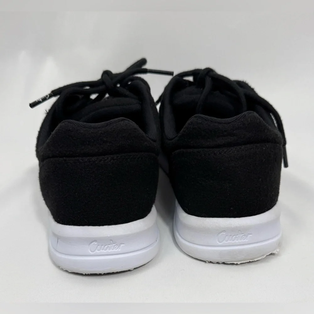 Travis Mathew Cuater The Daily Wool Sneaker Shoes Black White Golf  Mens Sz 8